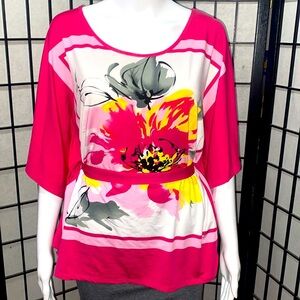 Robert Louis Pink Floral Blouse